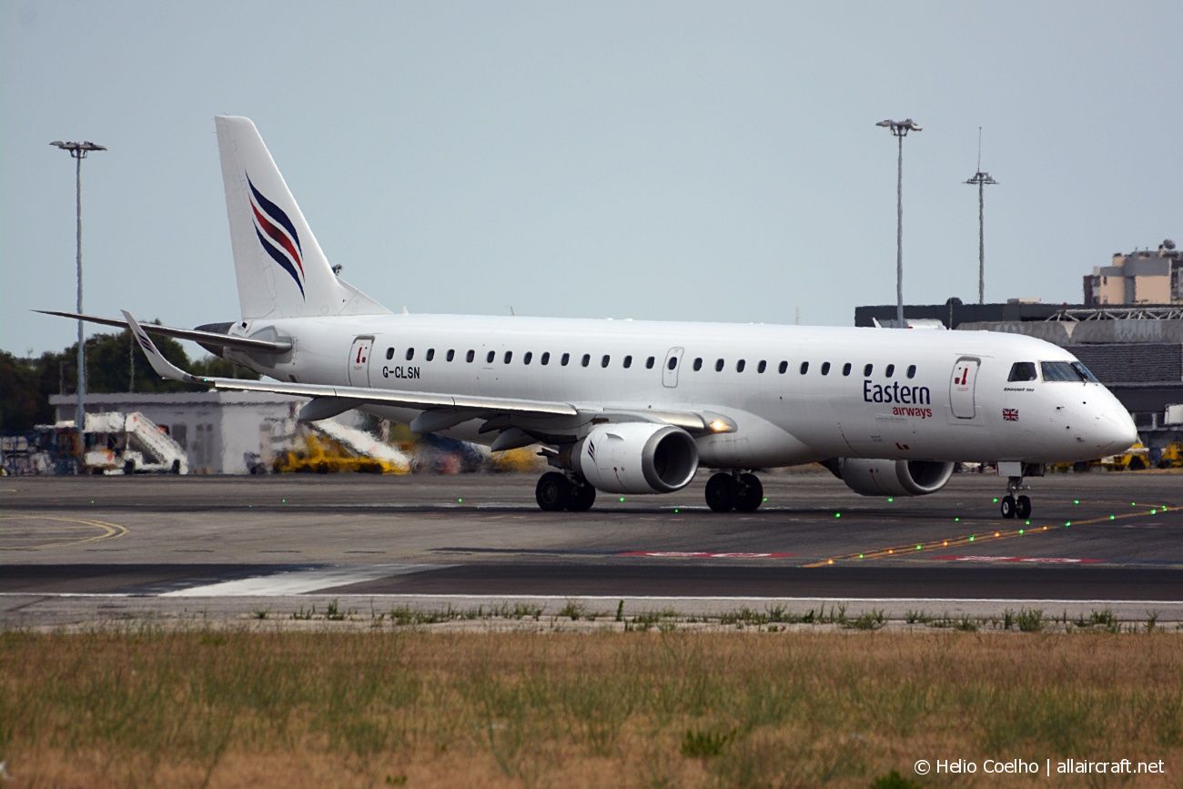 G-CLSN · Embraer 190-100LR · (LIS / LPPT)