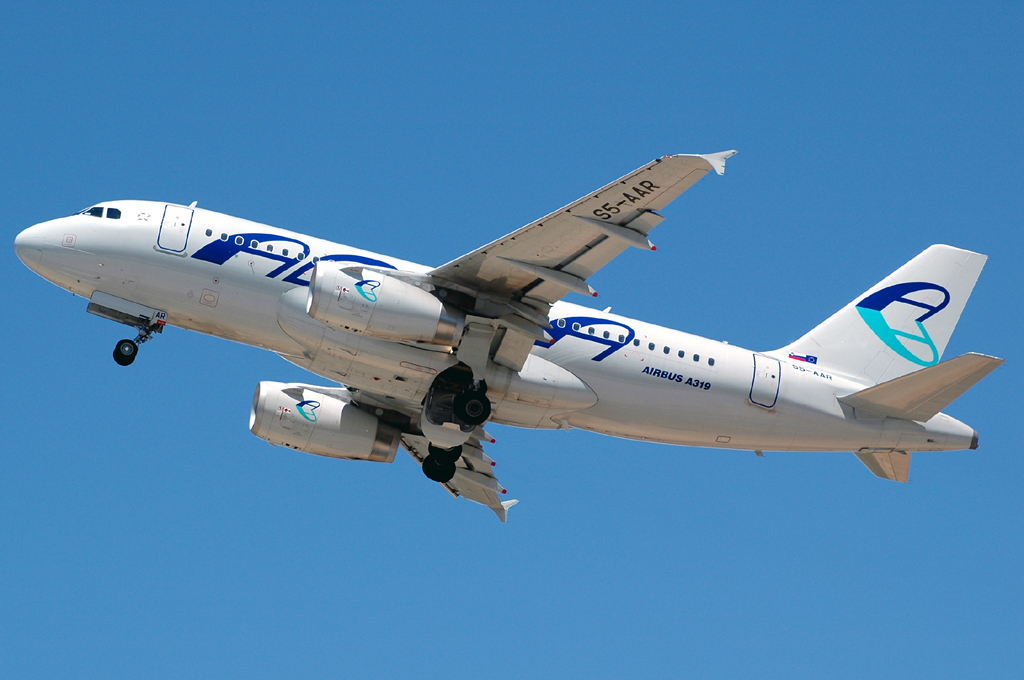 S5-AAR · Airbus A319-132 · (FAO / LPFR)