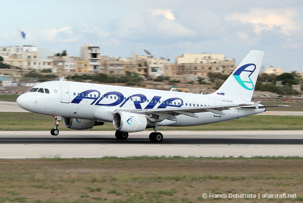 S5-AAX · Airbus A319-111 · (MLA / LMML)