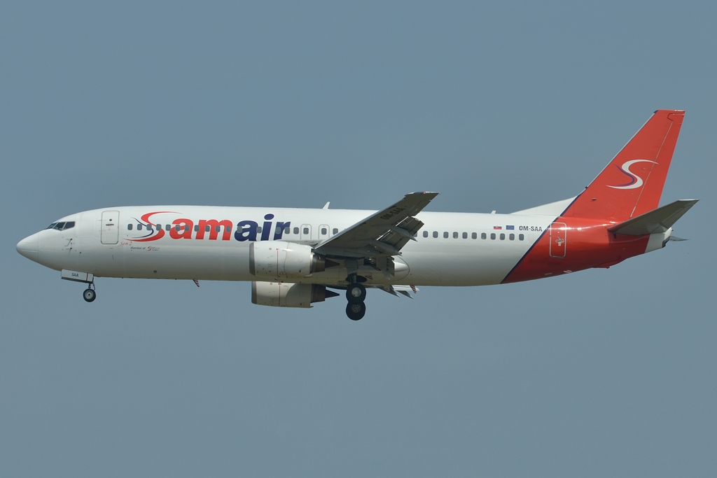 OM-SAA · Boeing 737-476 · (MXP / LIMC)