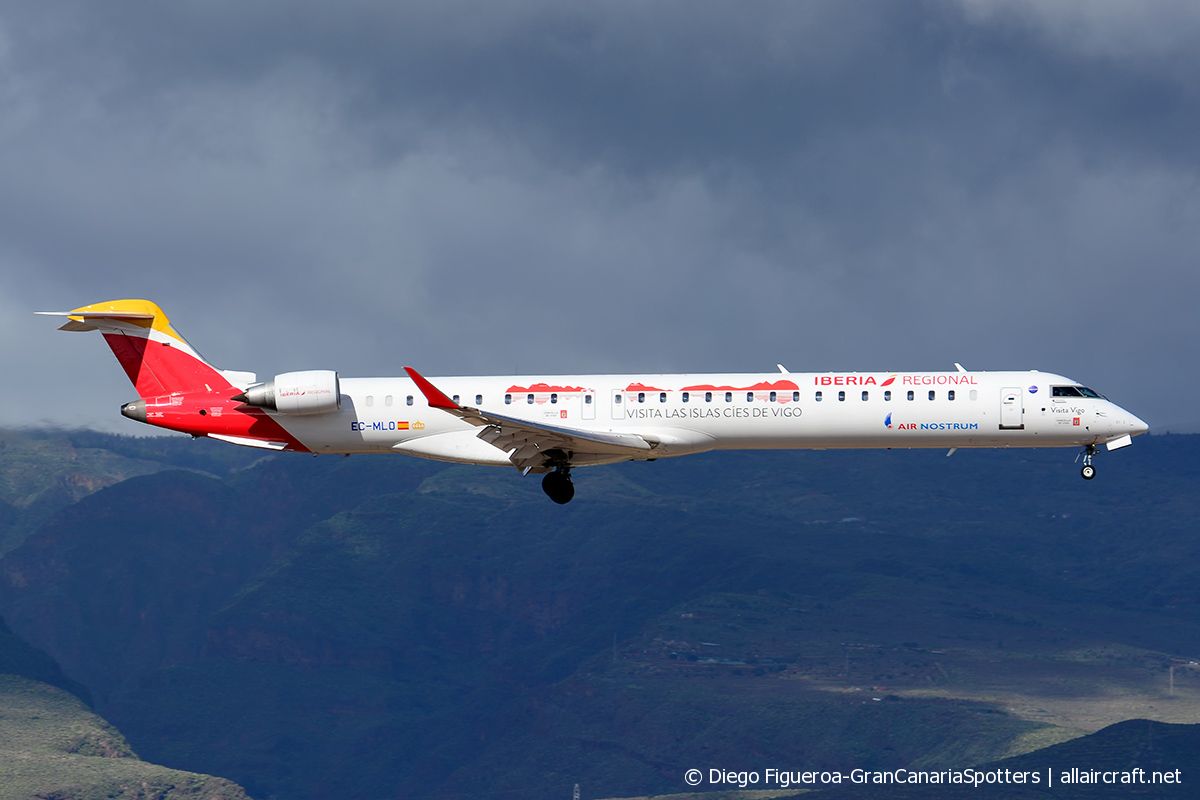 EC-MLO · Bombardier CRJ-1000 · (LPA / GCLP)