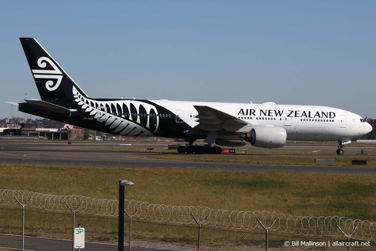 ZK-OKB · Boeing 777-219/ER · (SYD / YSSY)