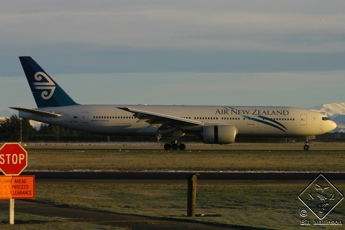 ZK-OKA · Boeing 777-219/ER · (CHC / NZCH)