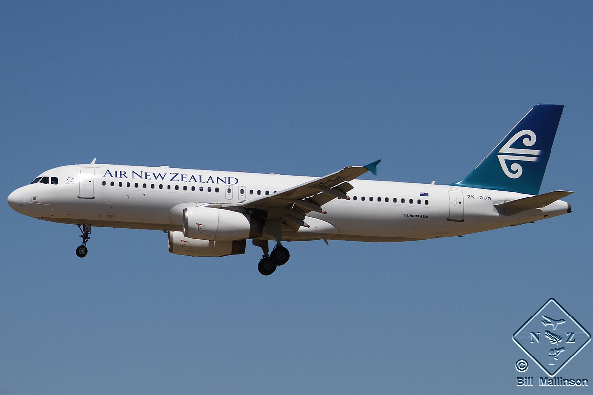 ZK-OJM (cn 2533) Airbus A320-232