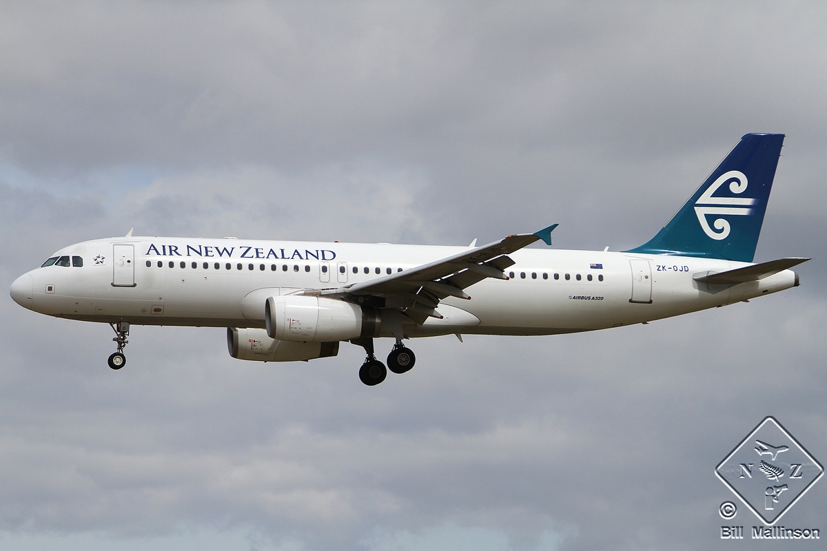 ZK-OJD, (cn 2130), Airbus A320-232