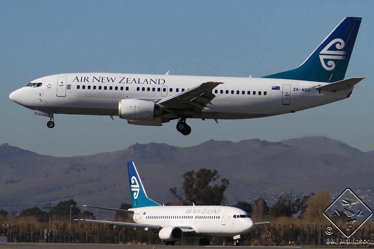 ZK-NGG · Boeing 737-319 · (CHC / NZCH)