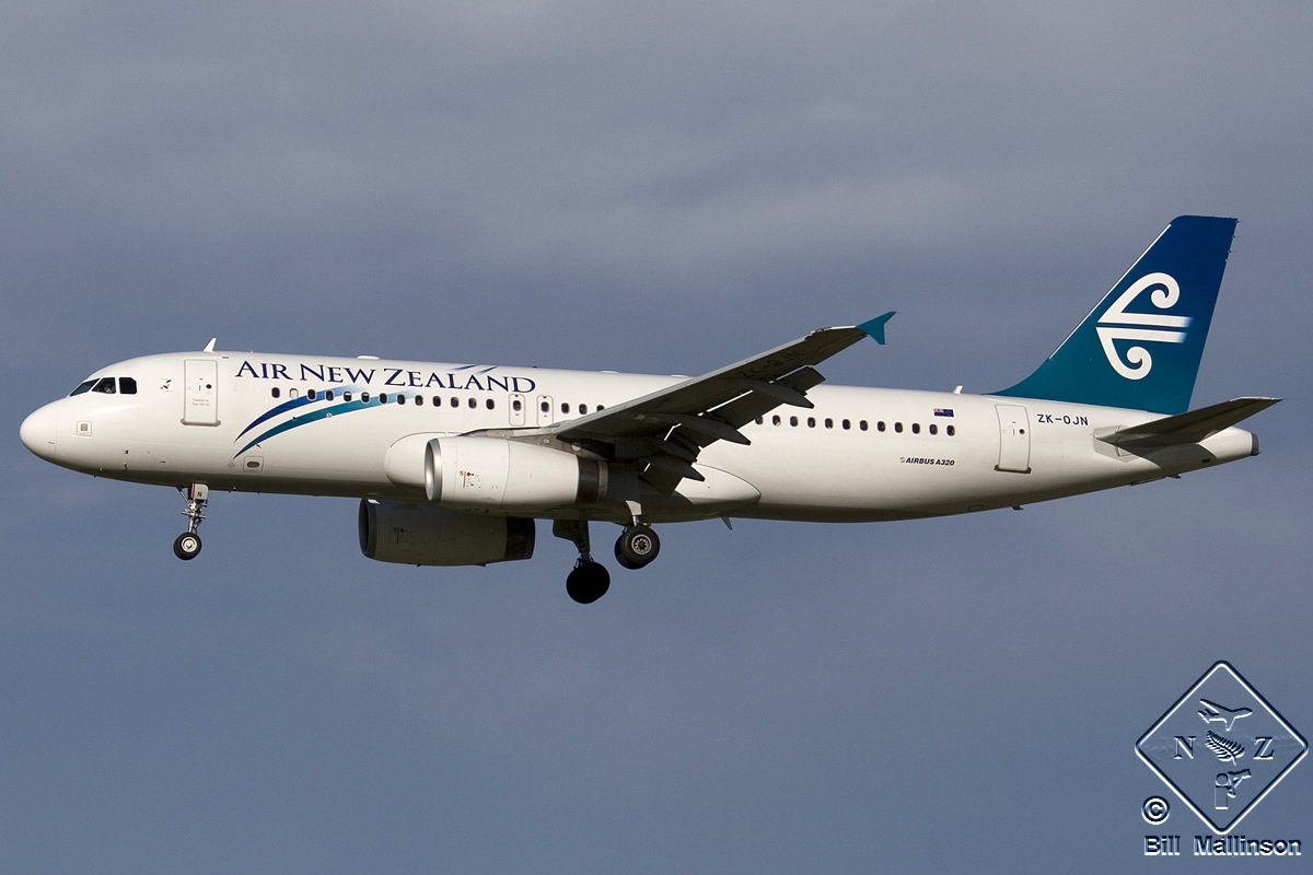 ZK-OJN · Airbus A320-232 · (CHC / NZCH)