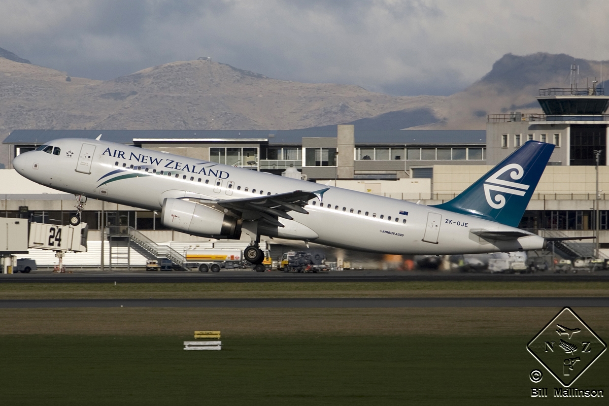ZK-OJE · Airbus A320-232 · (CHC / NZCH)