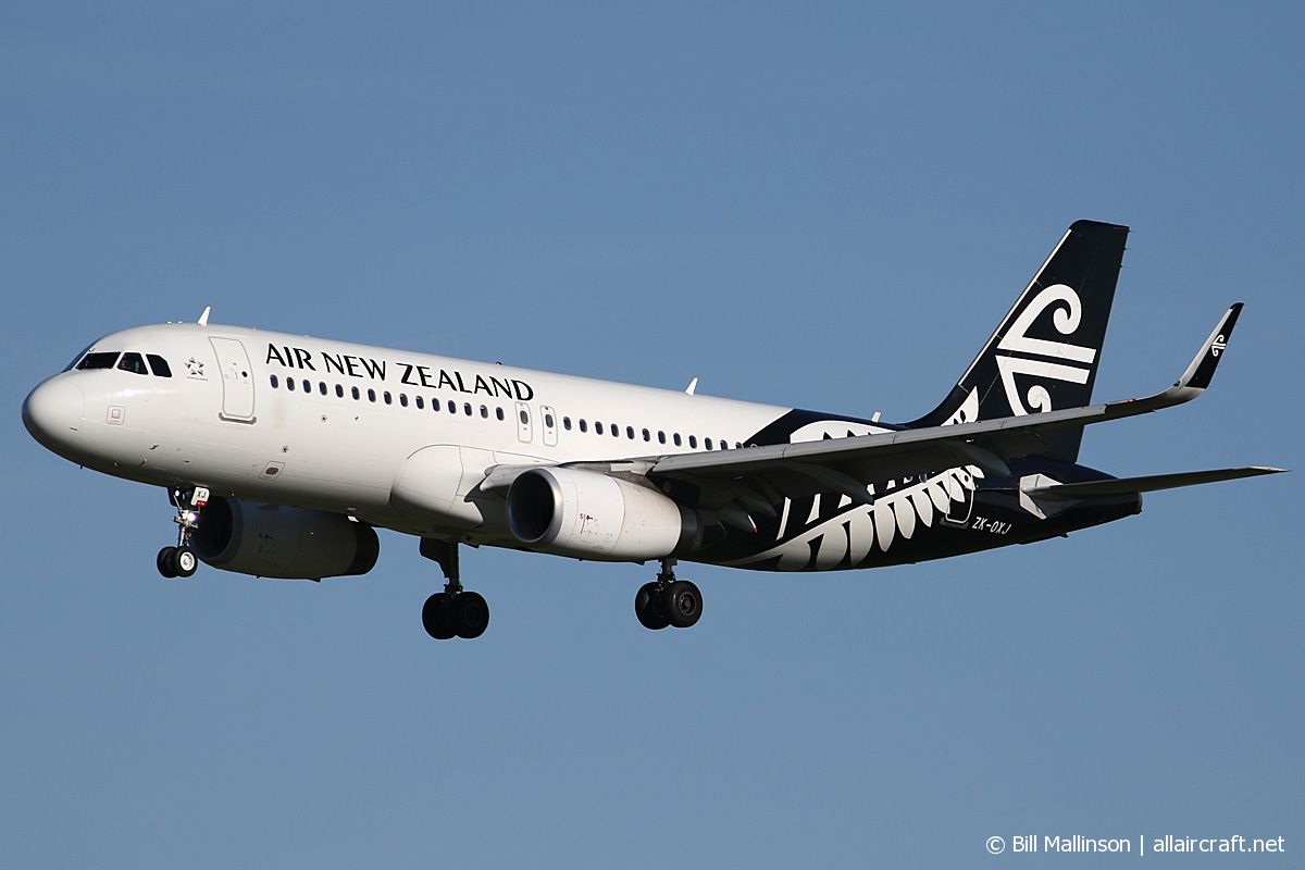 ZK-OXJ · Airbus A320-232 · (CHC / NZCH)
