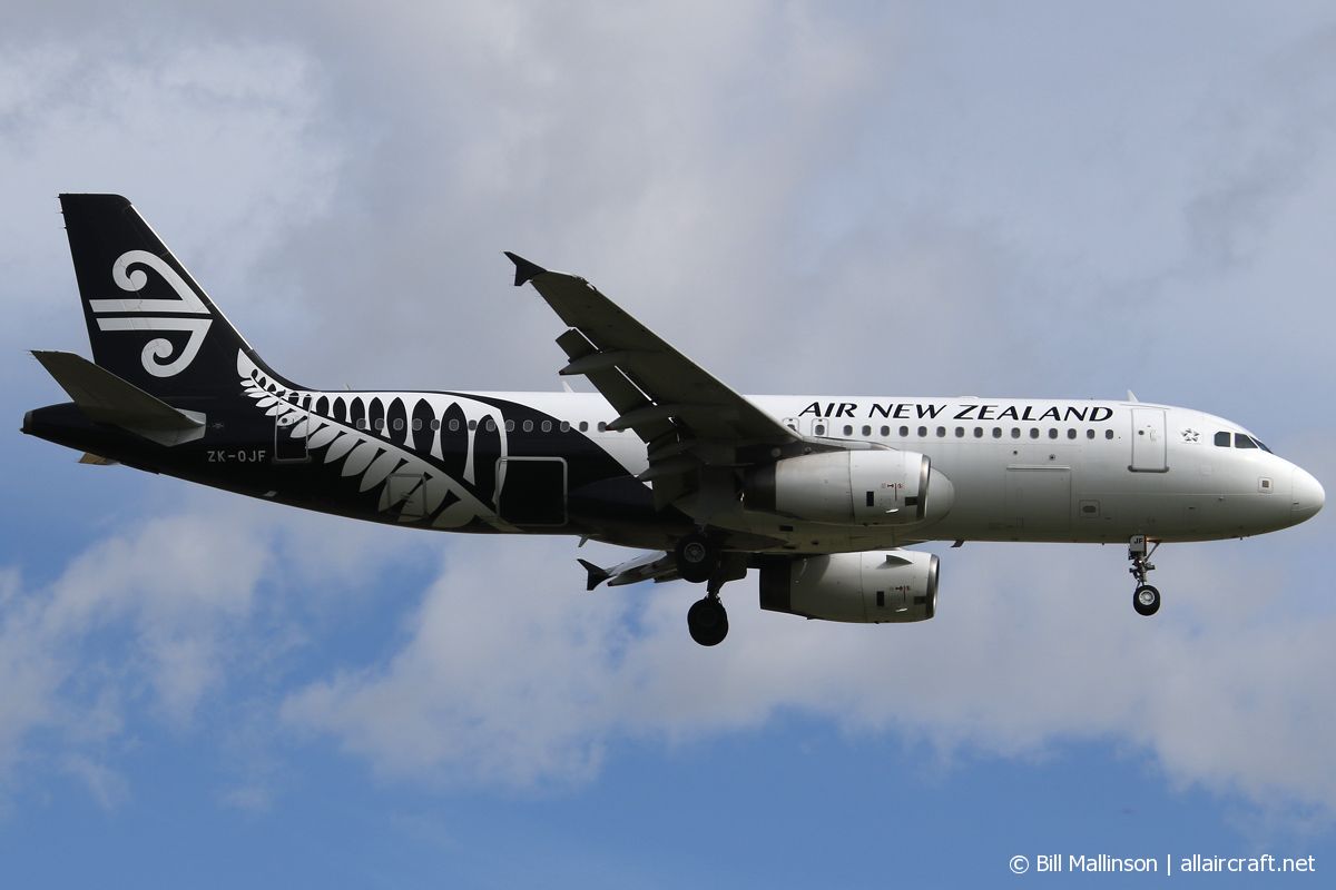 ZK-OJF · Airbus A320-232 · (CHC / NZCH)