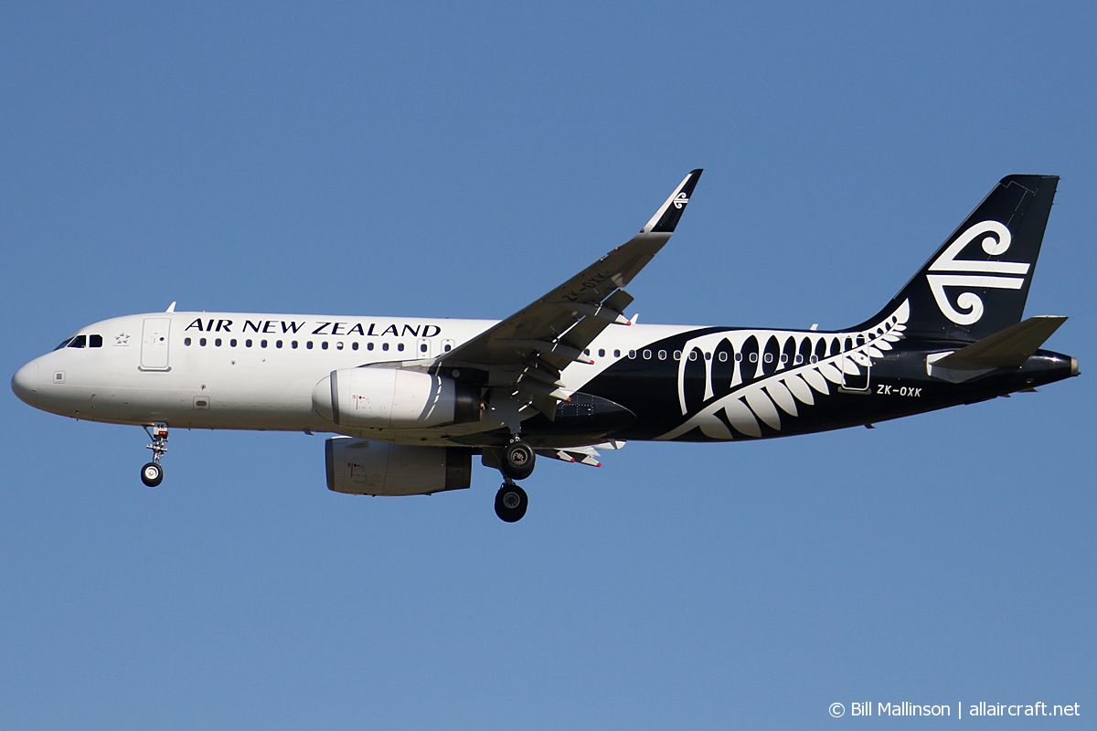 ZK-OXK · Airbus A320-232 · (CHC / NZCH)