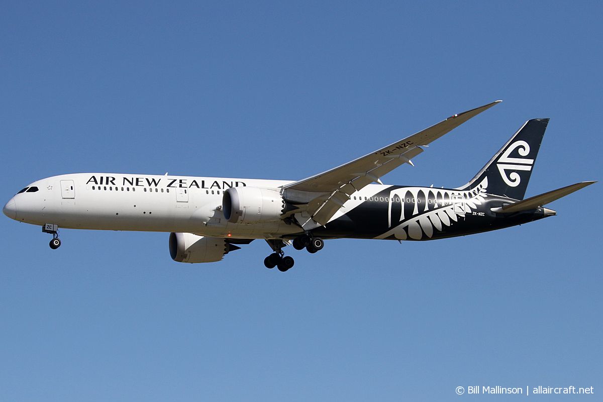 ZK-NZC · Boeing 787-9 Dreamliner · (CHC / NZCH)