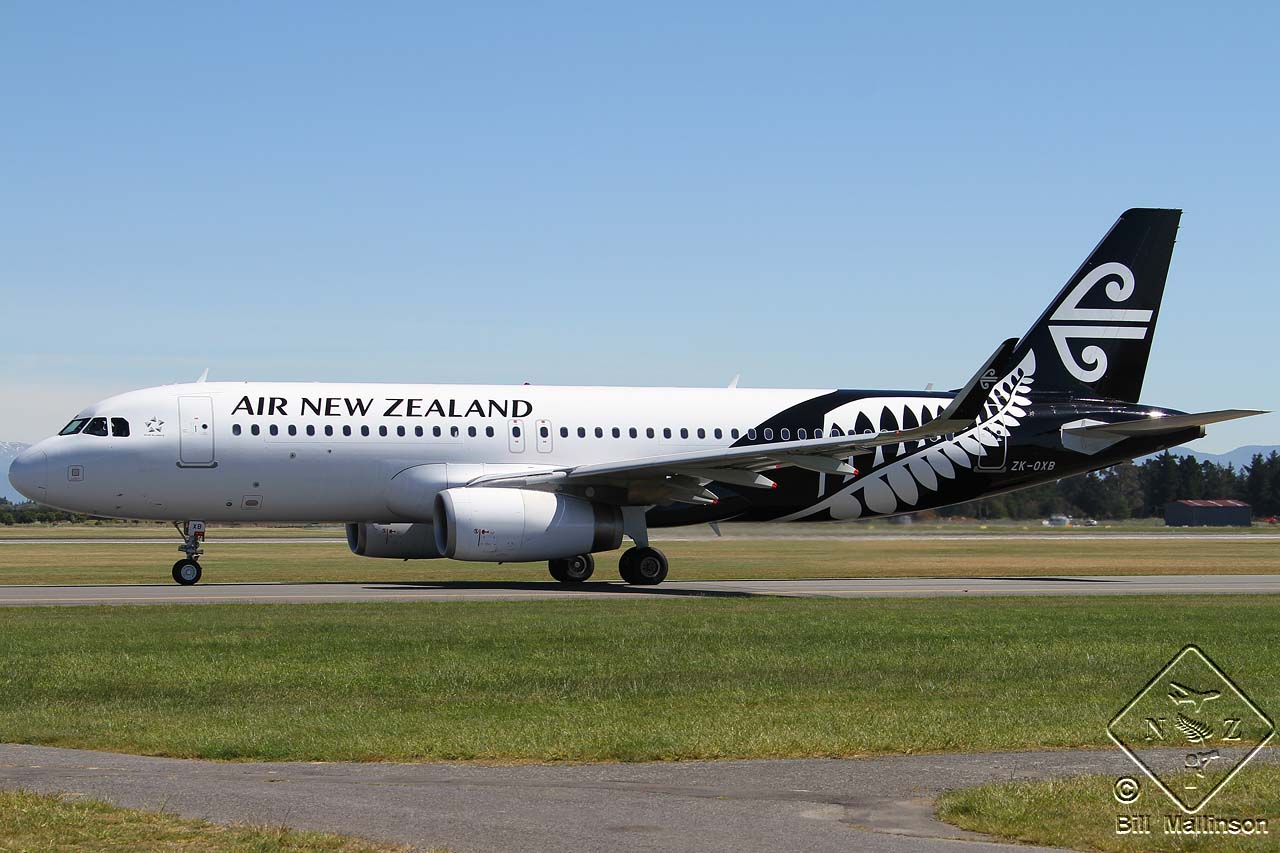 ZK-OXB · Airbus A320-232(WL) · (CHC / NZCH)