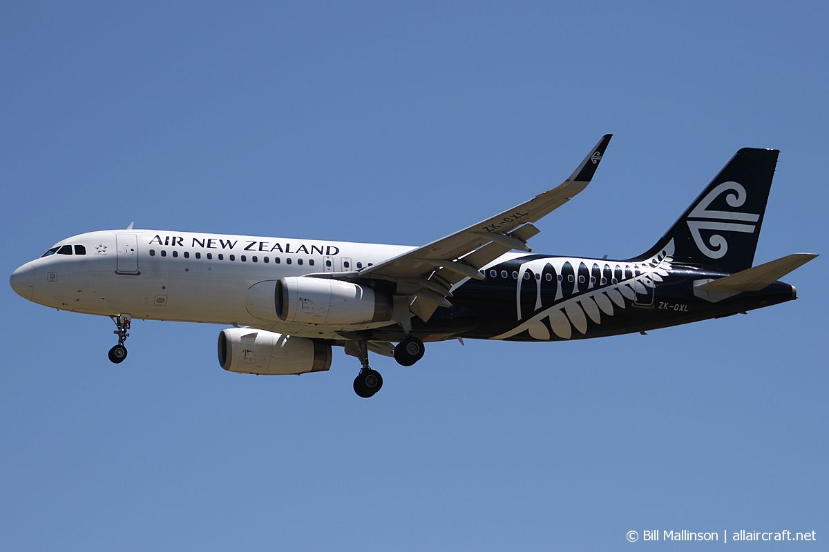 ZK-OXL · Airbus A320-232(WL) · (CHC / NZCH)