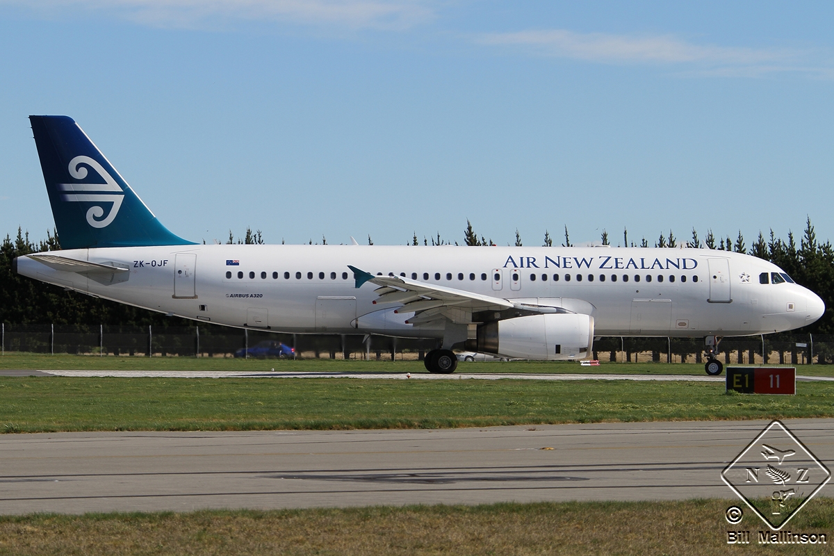 ZK-OJF · Airbus A320-232 · (CHC / NZCH)