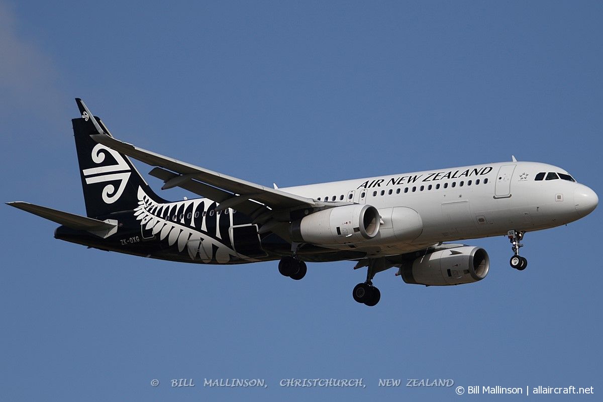 ZK-OXG (cn 6460) Airbus A320-232