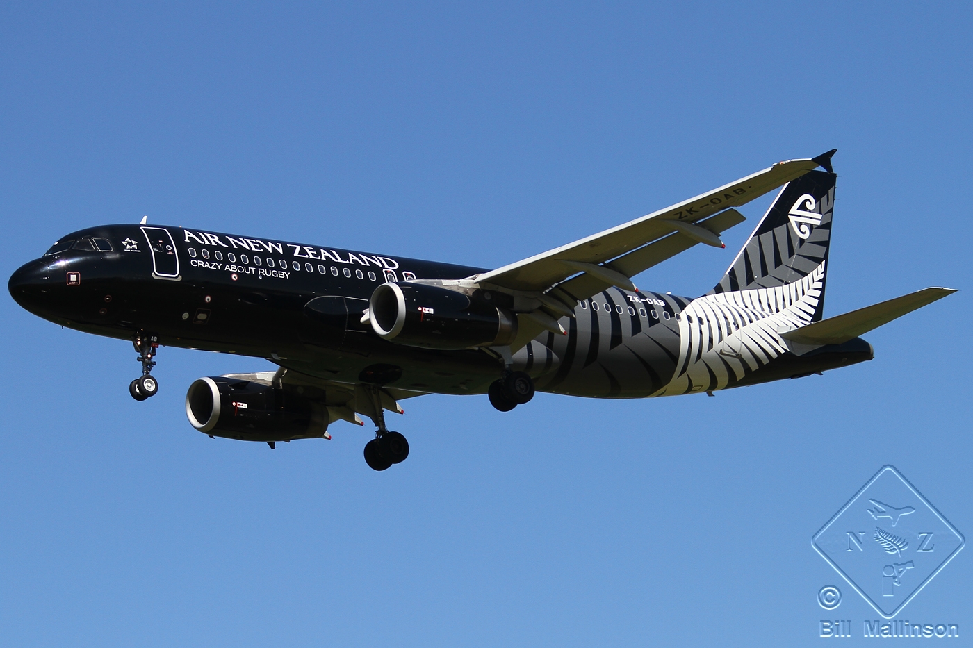 ZK-OAB · Airbus A320-232 · (CHC / NZCH)