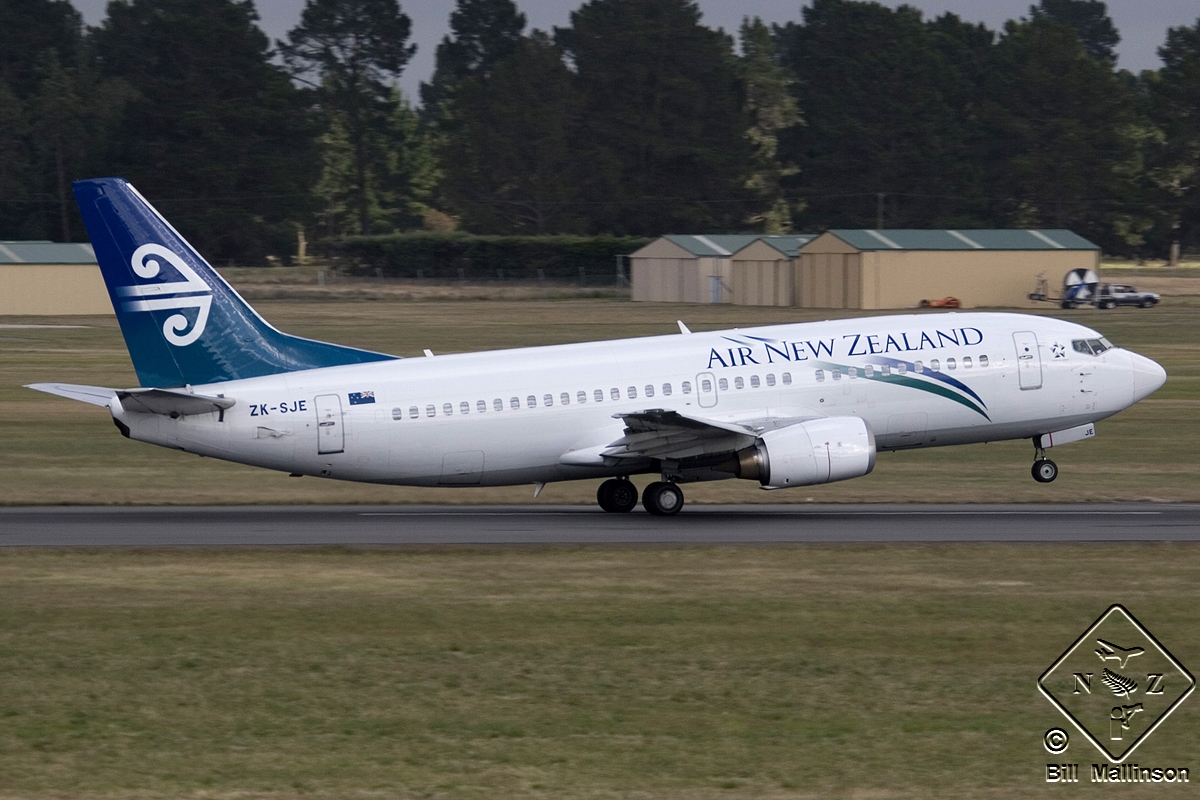 ZK-SJE · Boeing 737-3K2 · (CHC / NZCH)