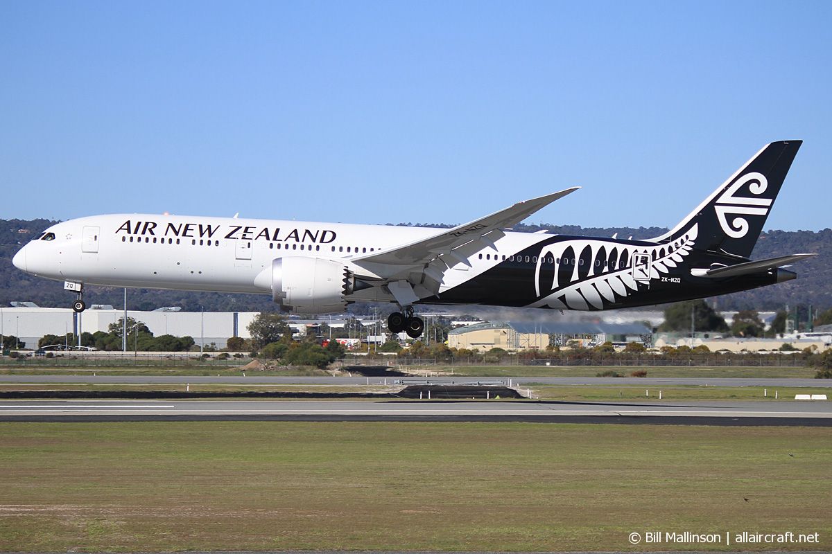 ZK-NZQ · Boeing 787-9 Dreamliner · (PER / YPPH)