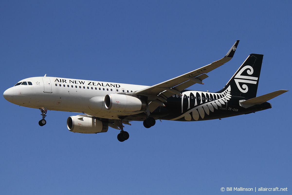 ZK-OXM (7362) 2016 Airbus A320-232(WL)