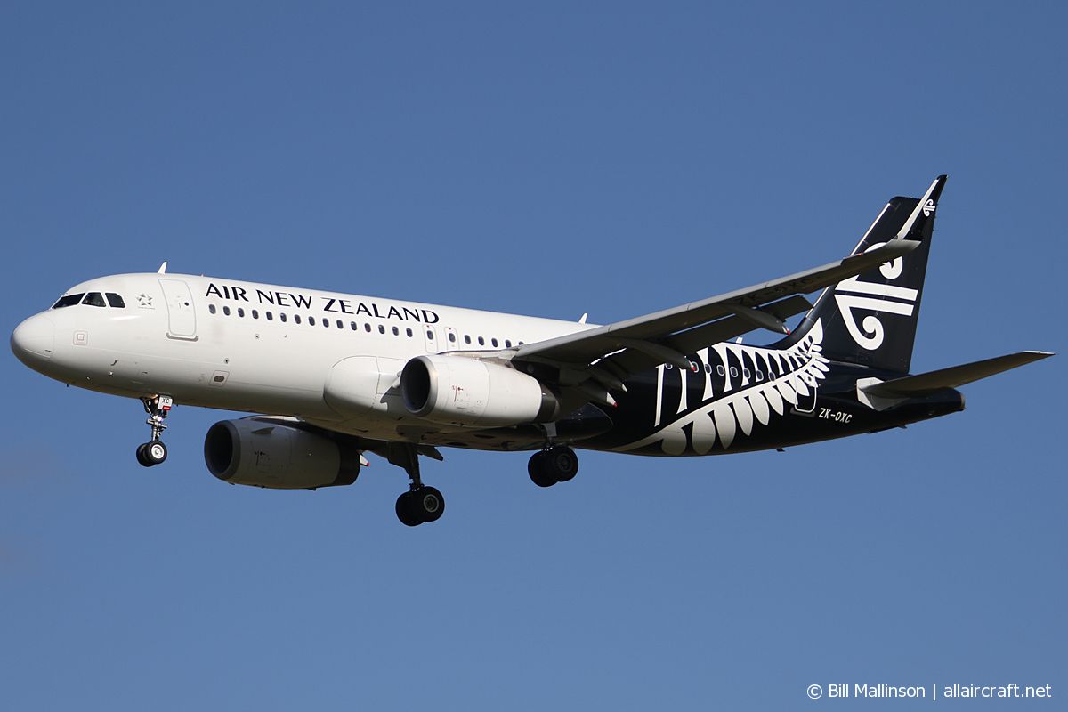 ZK-OXC (cn 5847) Airbus A320-232