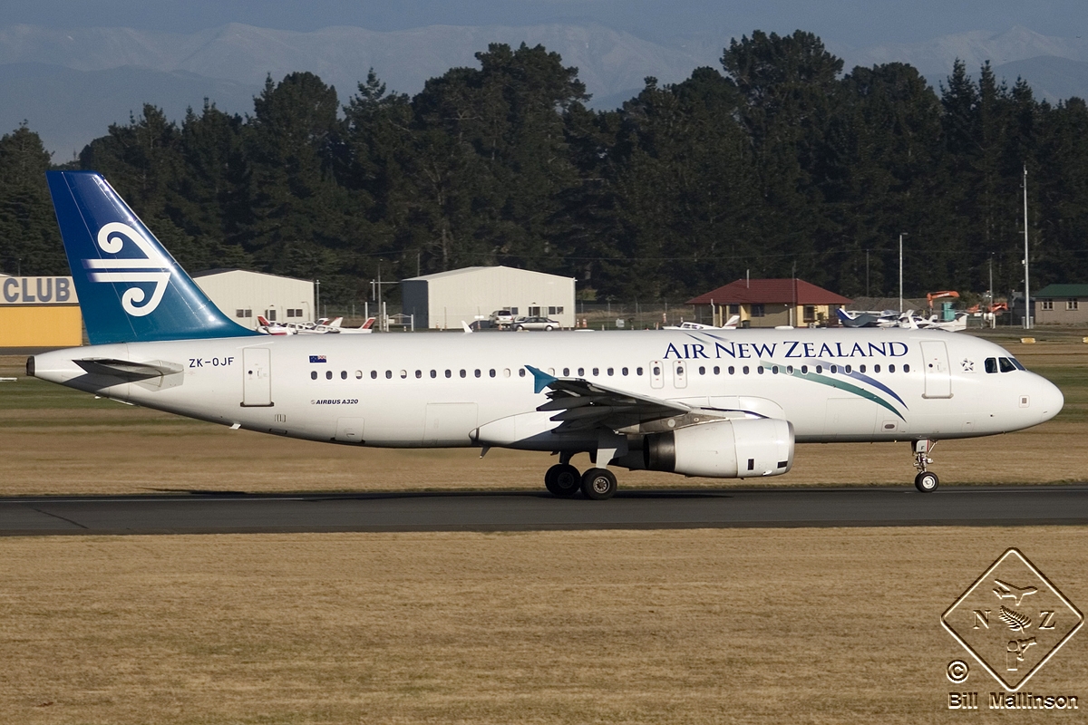 ZK-OJF · Airbus A320-232 · (CHC / NZCH)