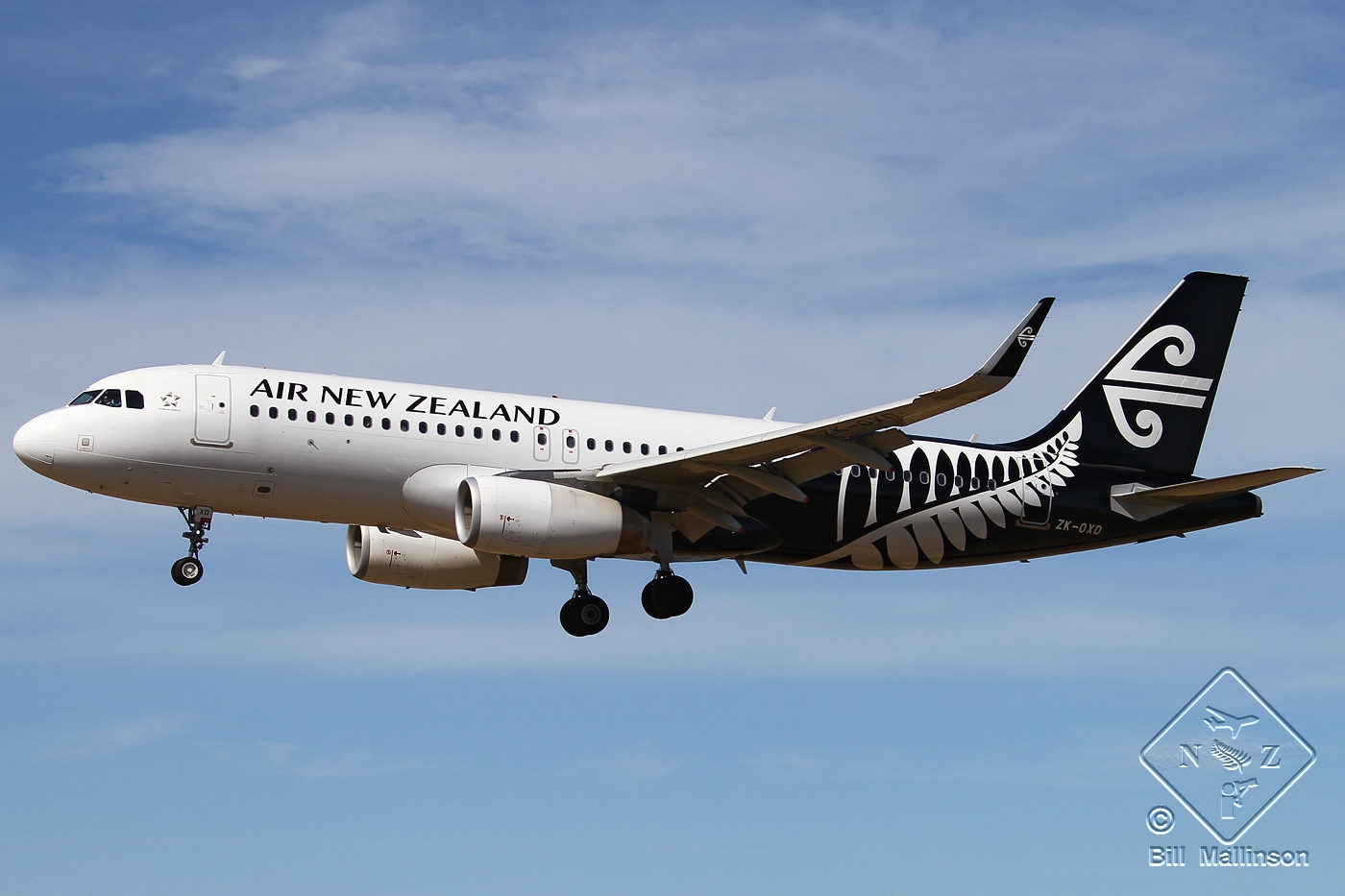 ZK-OXD · Airbus A320-232 · (CHC / NZCH)