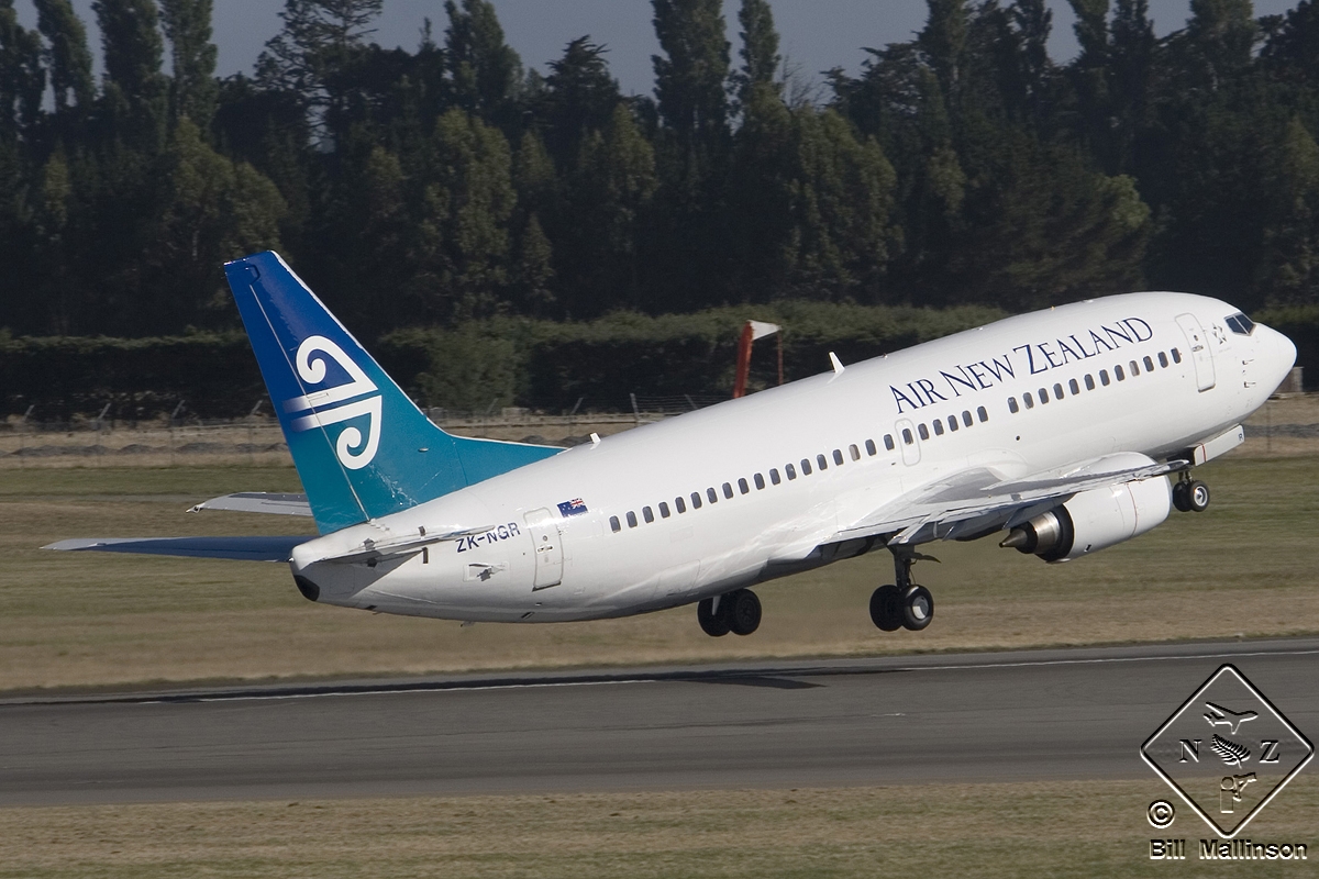 ZK-NGR · Boeing 737-33A · (CHC / NZCH)