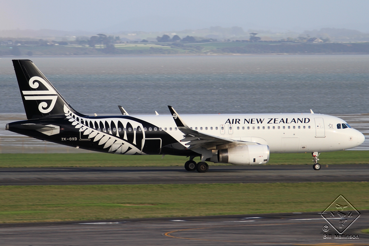 ZK-OXD · Airbus A320-232 · (AKL / NZAA)