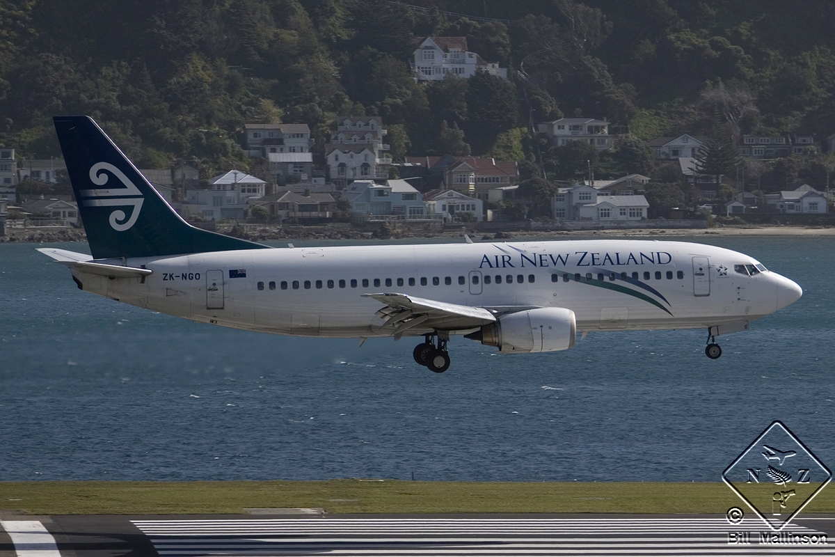 ZK-NGO · Boeing 737-37Q · (WLG / NZWN)