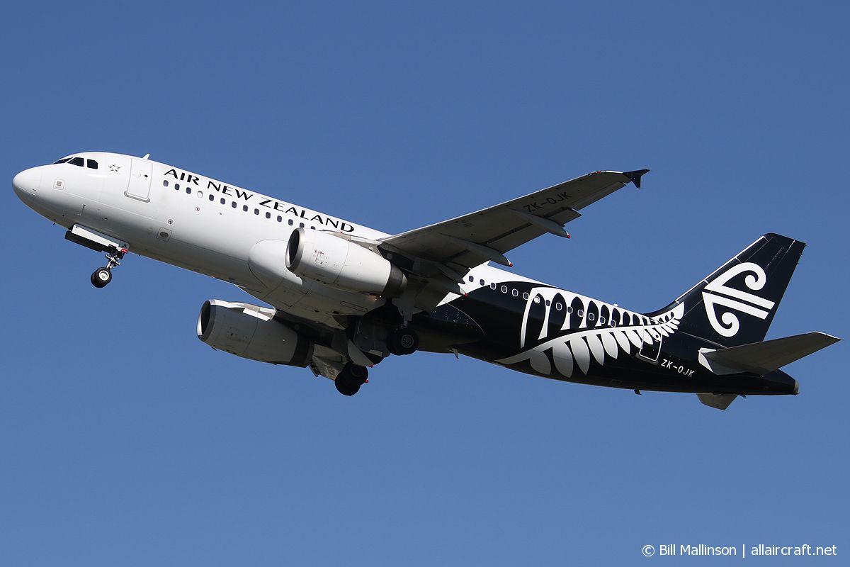 ZK-OJK · Airbus A320-232 · (CHC / NZCH)