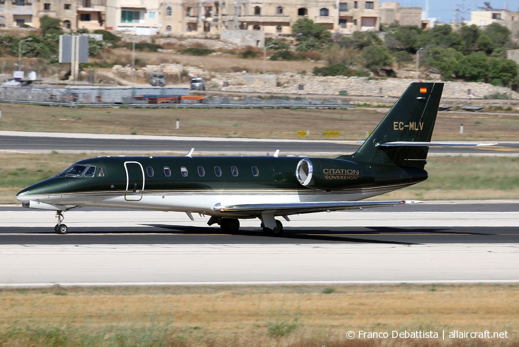 EC-MLV · Cessna 680 Citation Sovereign · (MLA / LMML)