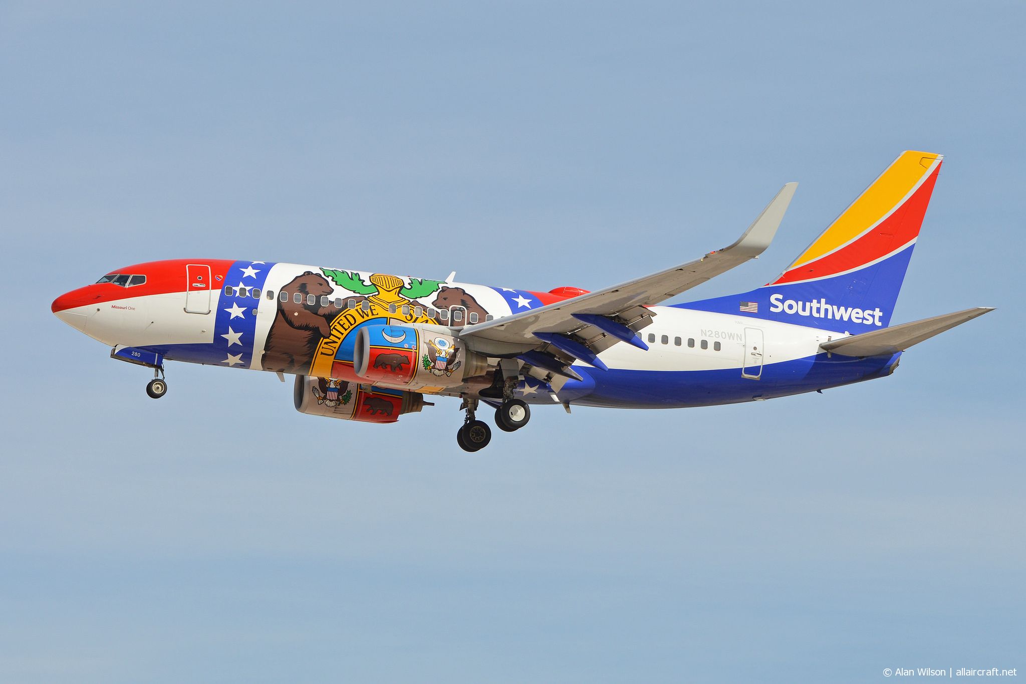 N280WN (32533) 2007 Boeing 737-7H4(WL)