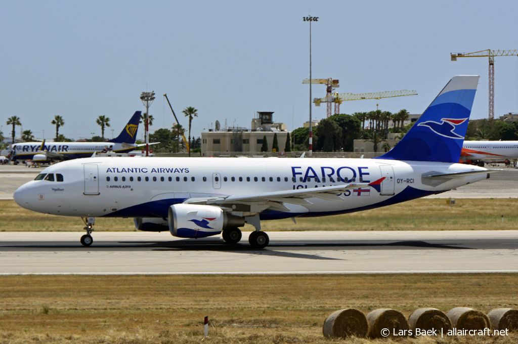 OY-RCI · Airbus A319-112 · (MLA / LMML)