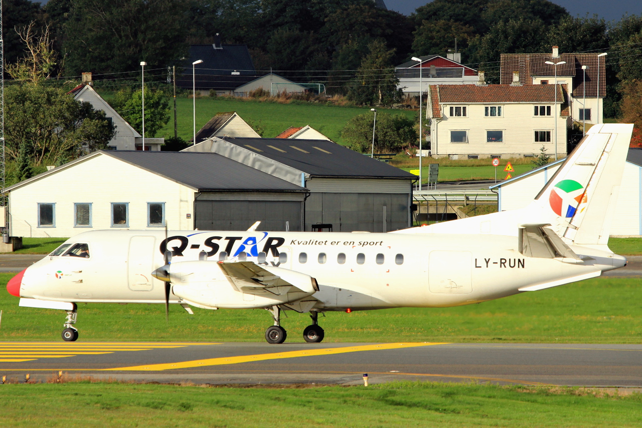 LY-RUN · Saab 340A · (SVG / ENZV)