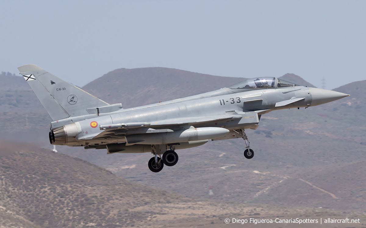 C.16-33 · Eurofighter EF-2000 Typhoon S · (LPA / GCLP)