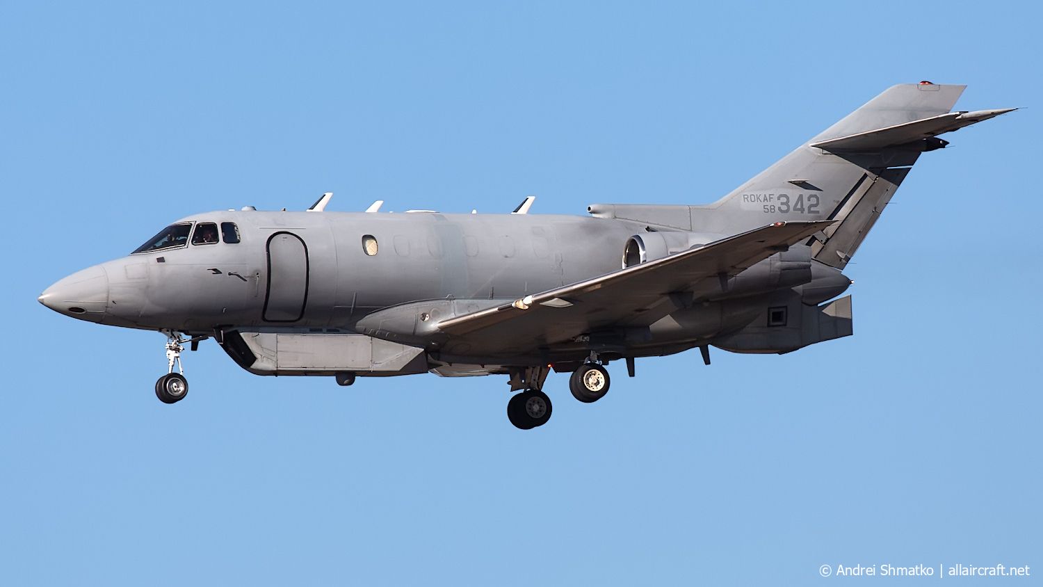 58-342 · Raytheon Hawker 800SIG · (SSN / RKSM)