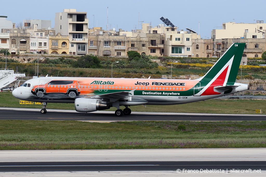EI-DSW · Airbus A320-216 · (MLA / LMML)