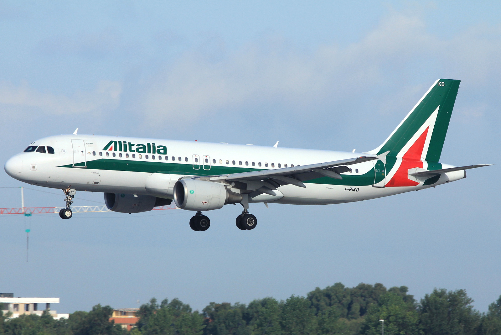 I-BIKD · Airbus A320-214 · (FCO / LIRF)