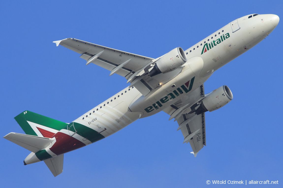 EI-DSV · Airbus A320-216 · (FCO / LIRF)