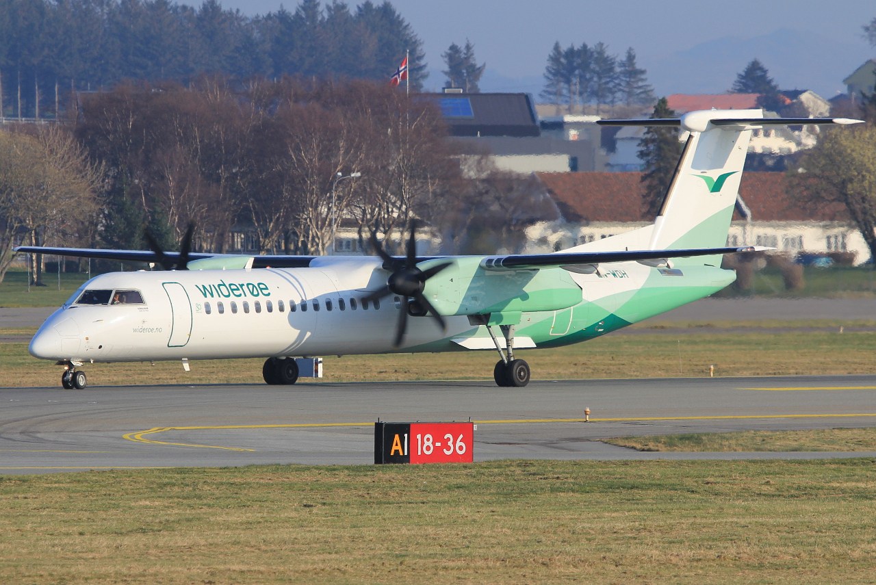 LN-WDH · Bombardier Dash 8-Q402 · (SVG / ENZV)