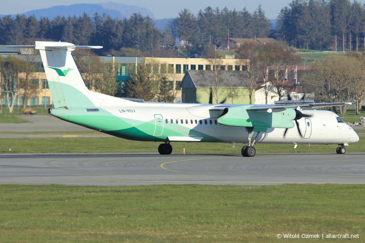 LN-RDV · Bombardier Dash 8-Q402 · (SVG / ENZV)