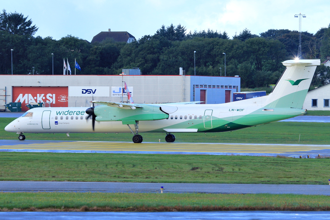 LN-WDF · Bombardier Dash 8-Q402 · (SVG / ENZV)