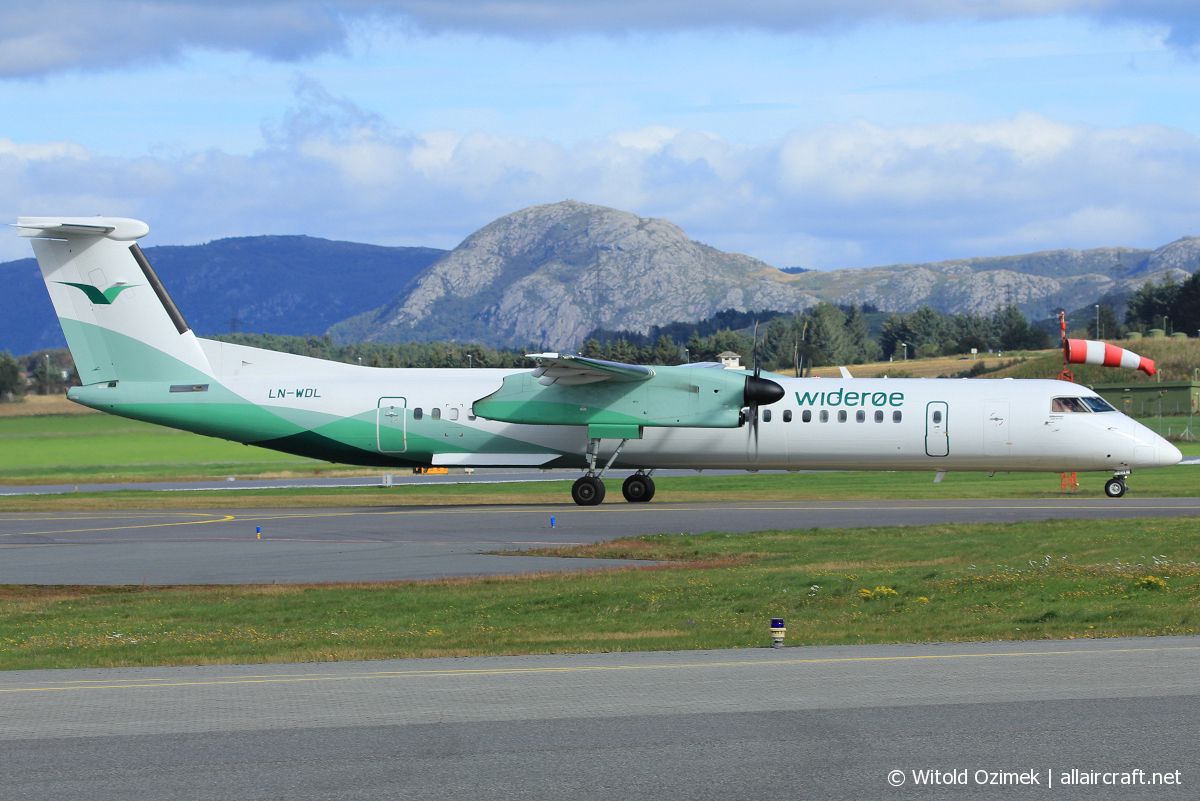 LN-WDL · Bombardier Dash 8-Q402 · (SVG / ENZV)