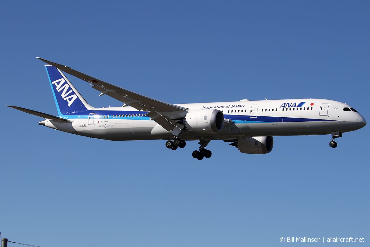 JA821A · Boeing 787-8 Dreamliner · (SYD / YSSY)