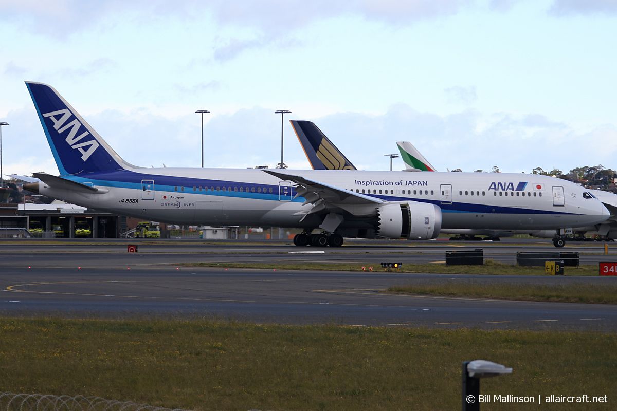 JA896A · Boeing 787-9 Dreamliner · (SYD / YSSY)
