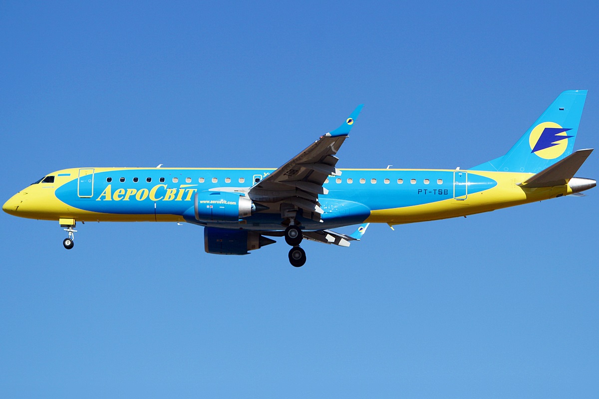 PT-TSB · Embraer 190-100LR · (LPA / GCLP)