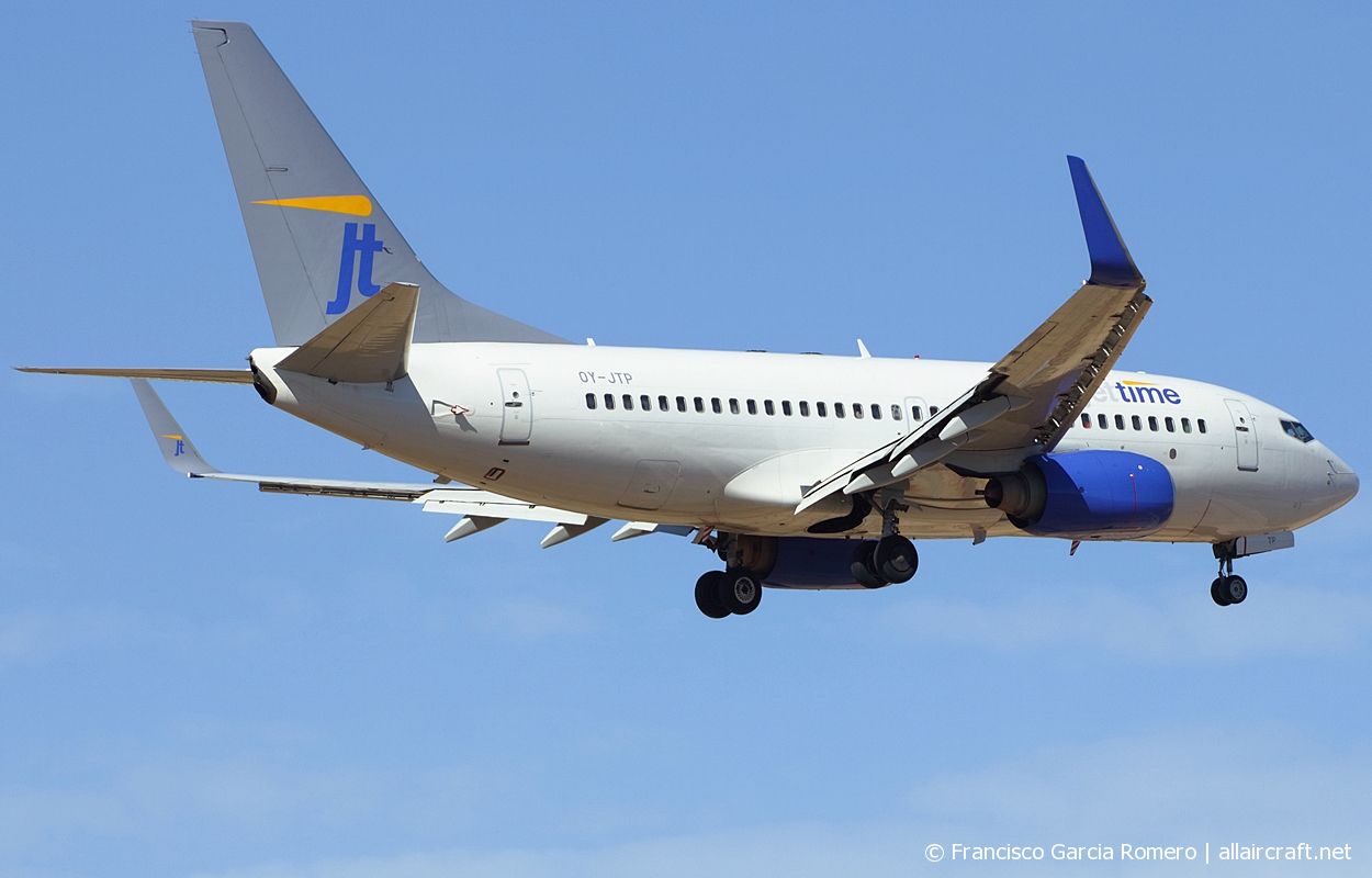 OY-JTP · Boeing 737-79L(WL) · (LPA / GCLP)