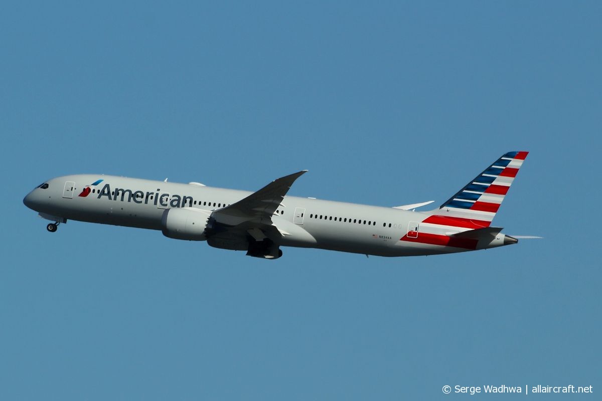 N834AA · Boeing 787-9 Dreamliner · (SYD / YSSY)