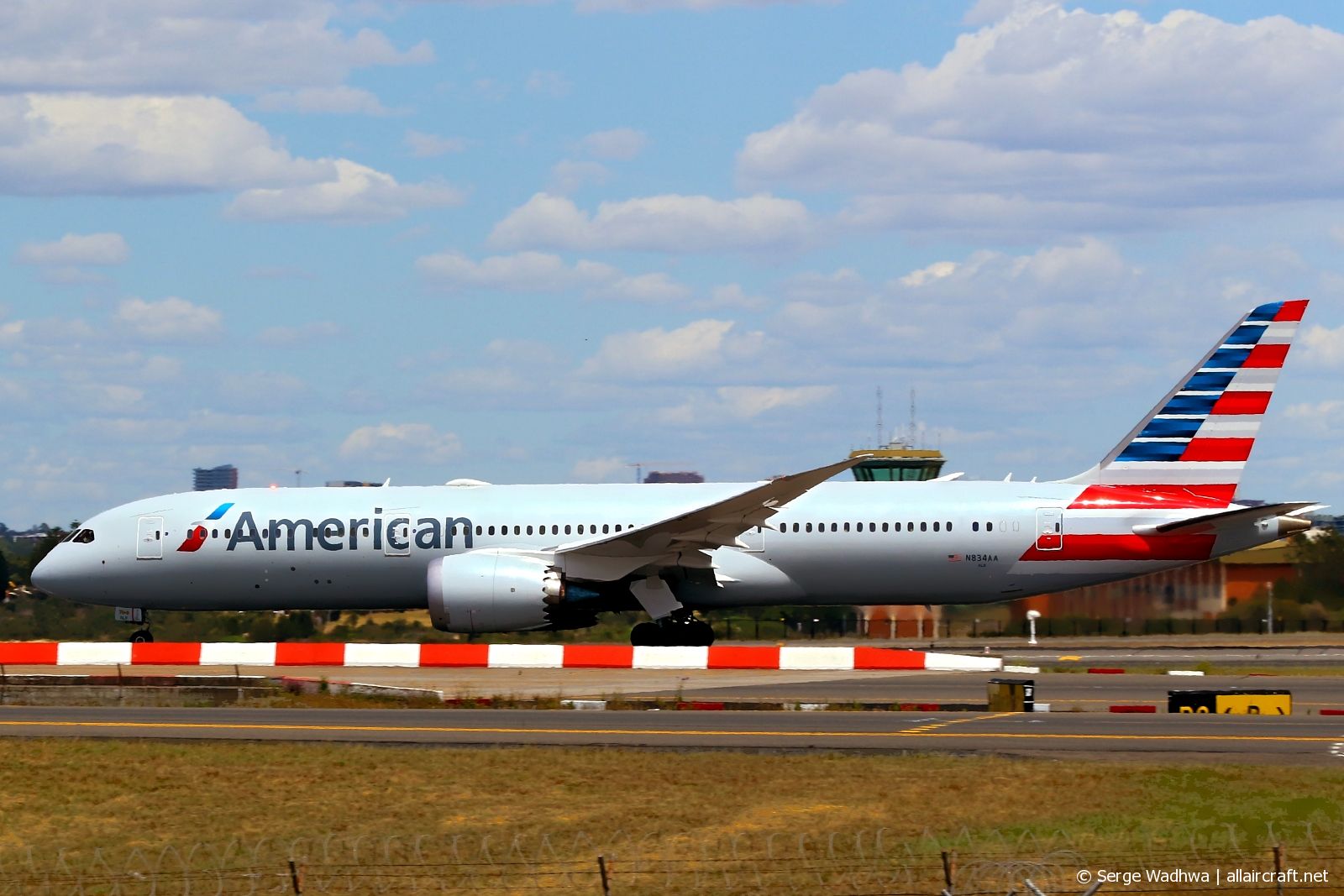 N834AA · Boeing 787-9 Dreamliner · (SYD / YSSY)